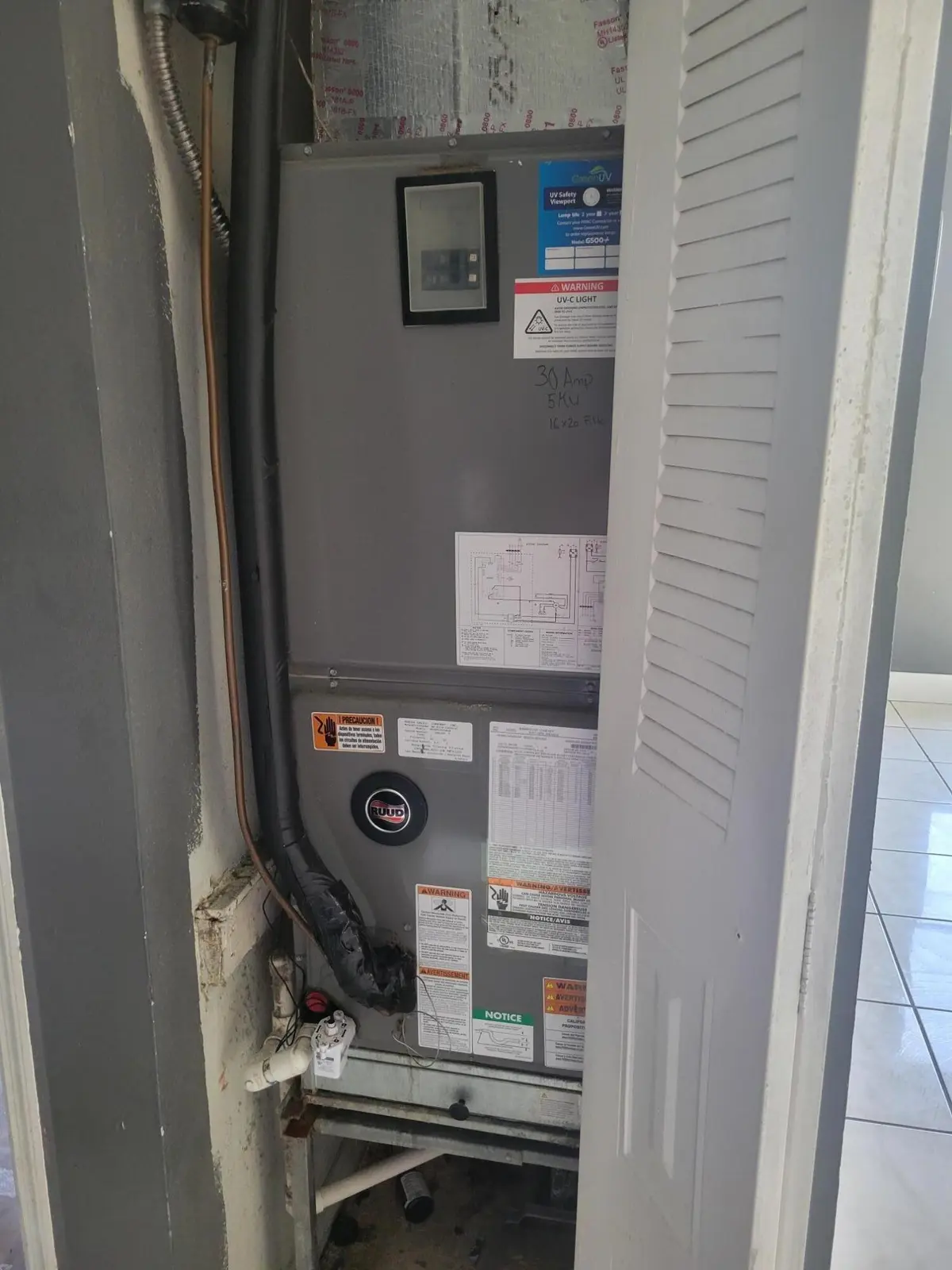 Newer AC system at 2837 STONEWAY Lane D, Fort Pierce