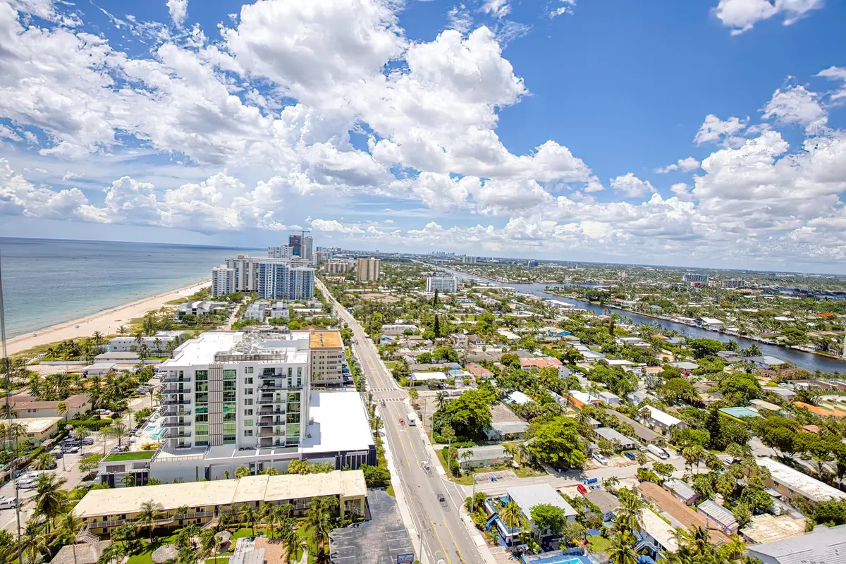 balcony view at 111 Briny Avenue 27-12, Pompano Beach