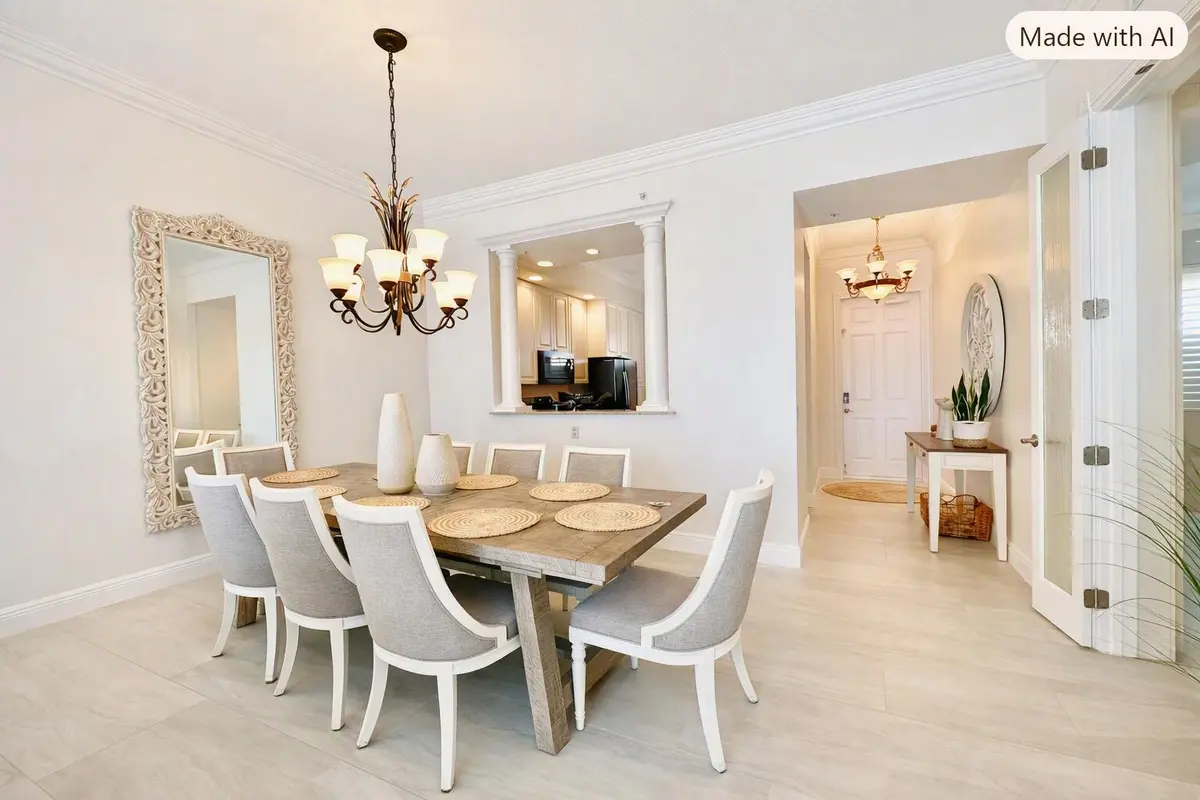 Dining Area at 3 HARBOUR ISLE Drive 303, Fort Pierce
