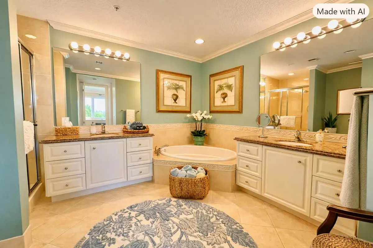 Master Bathroom at 3 HARBOUR ISLE Drive 303, Fort Pierce
