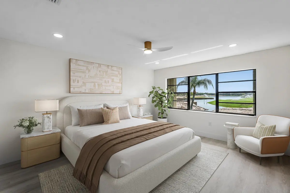 Primary Bedroom at 23 Southport Lane H, Boynton Beach