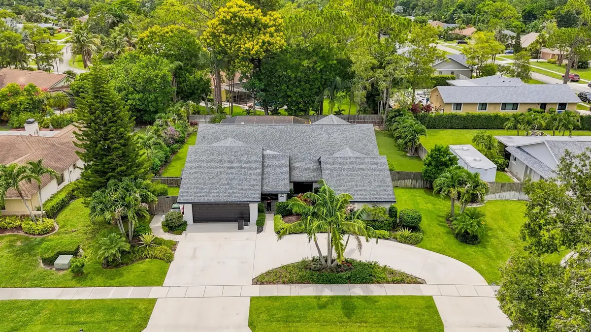 Aerial Front View at 13972 Ishnala Circle, Wellington