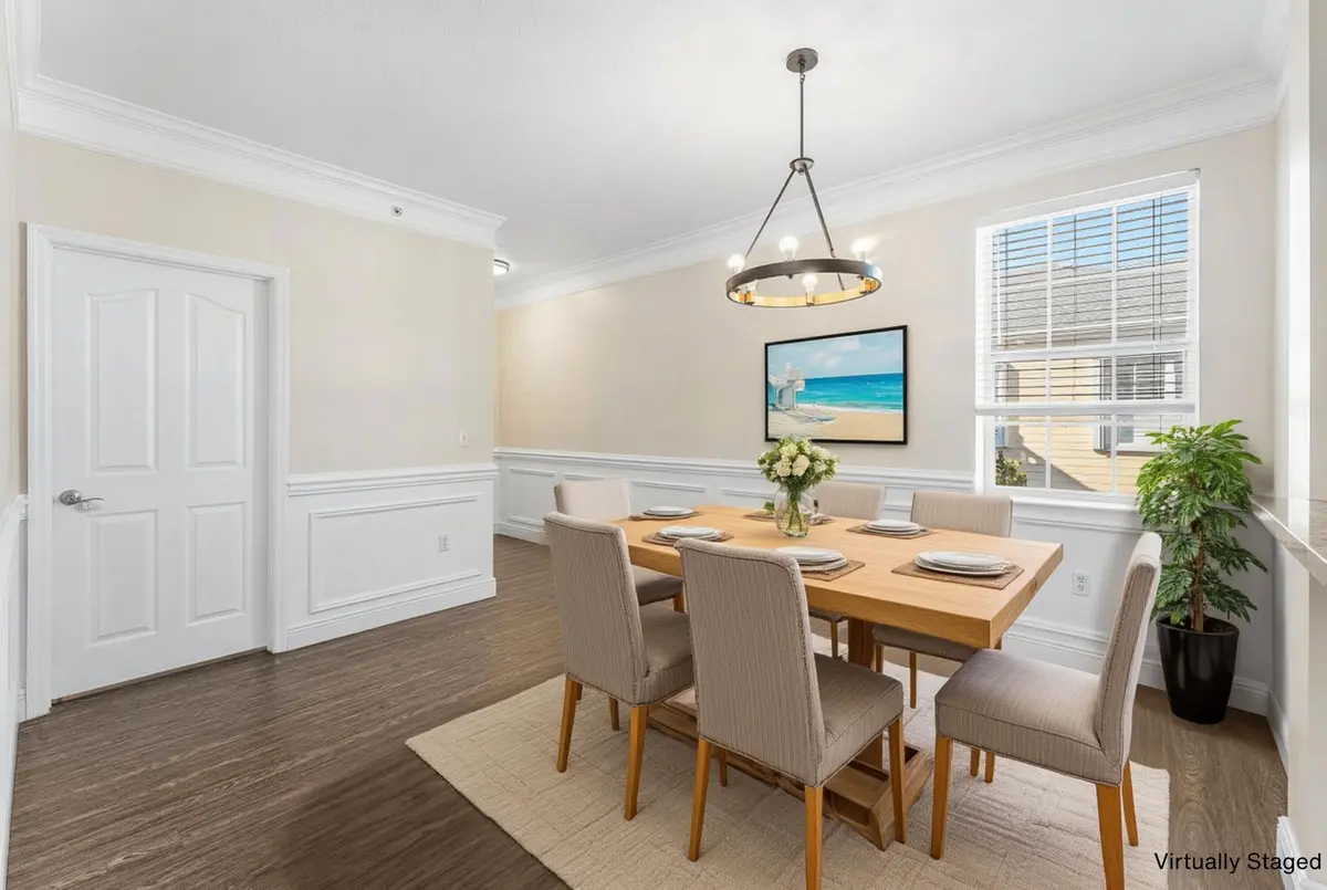 Dining Room - Virtually Staged at 276 Murcia Drive 301, Jupiter
