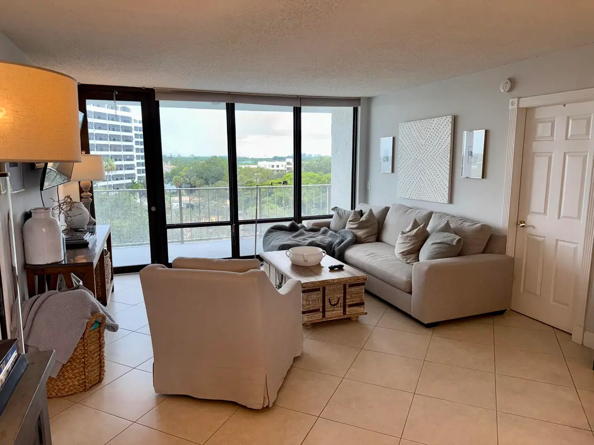 Living Area at 336 Golfview Road 718, North Palm Beach