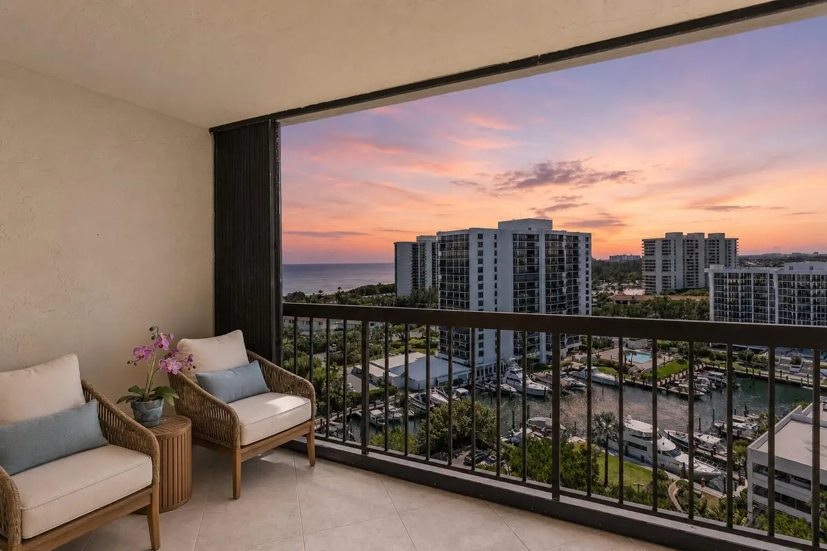 Virtual sunset at 4740 S Ocean Boulevard 1515, Highland Beach
