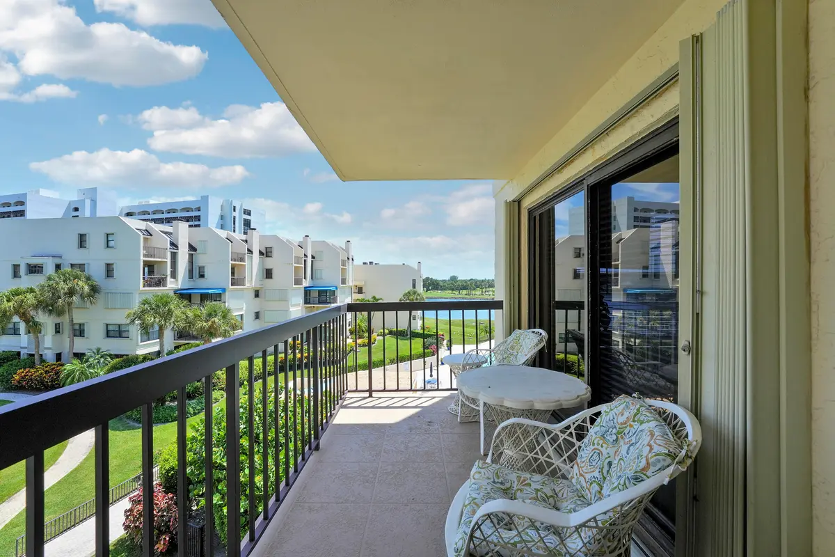 Covered Balcony at 372 Golfview Road 403, North Palm Beach