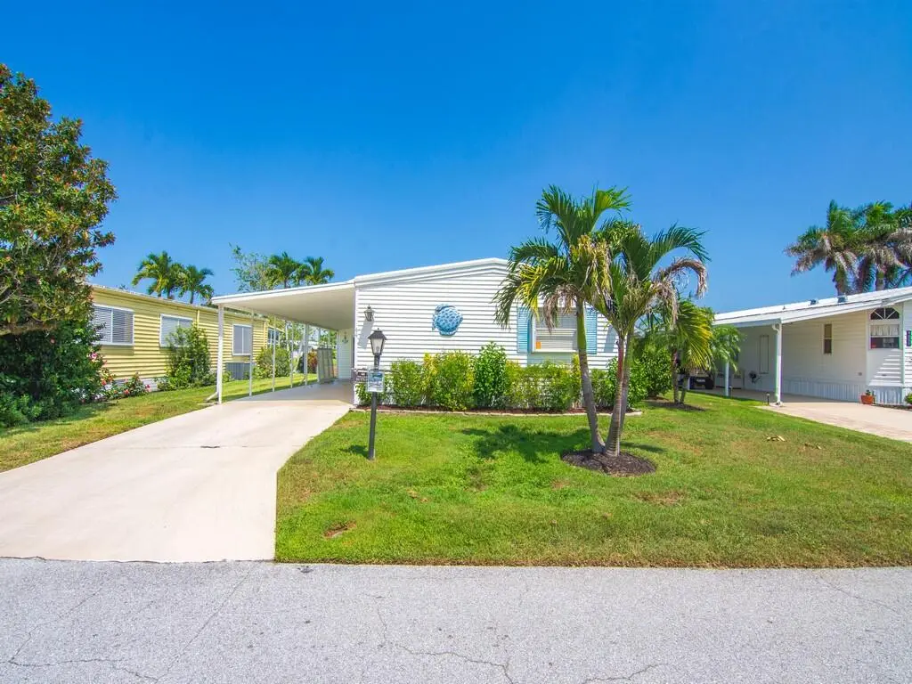 Front of Home at 44 Village Lane, Jensen Beach