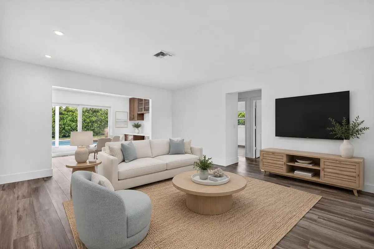 LivingRoom-AIstaged at 364 VENUS Avenue, Tequesta