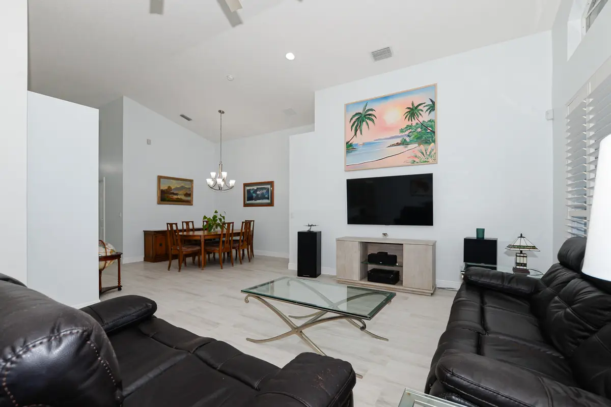 Great room & dining at 1039 SE Westminster Place, Stuart