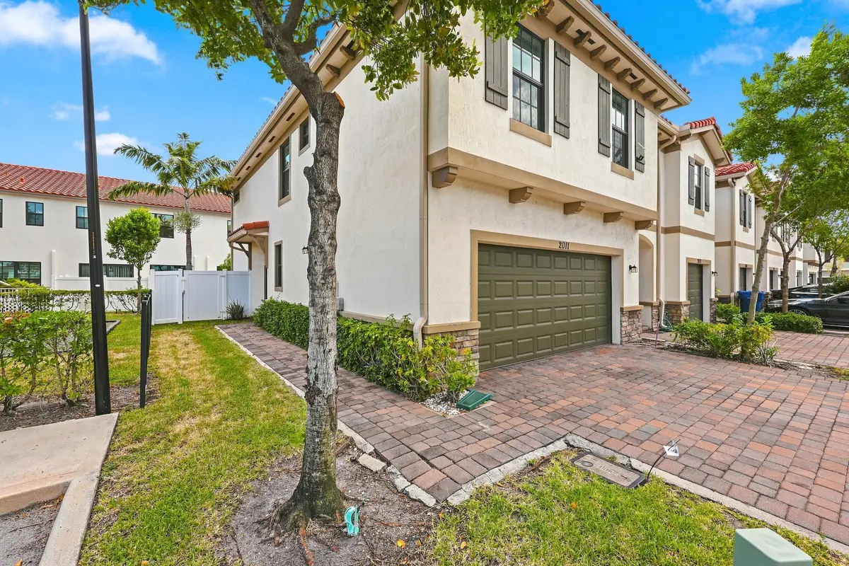 Front Exterior Side View at 2011 Tamarind Drive, Riviera Beach