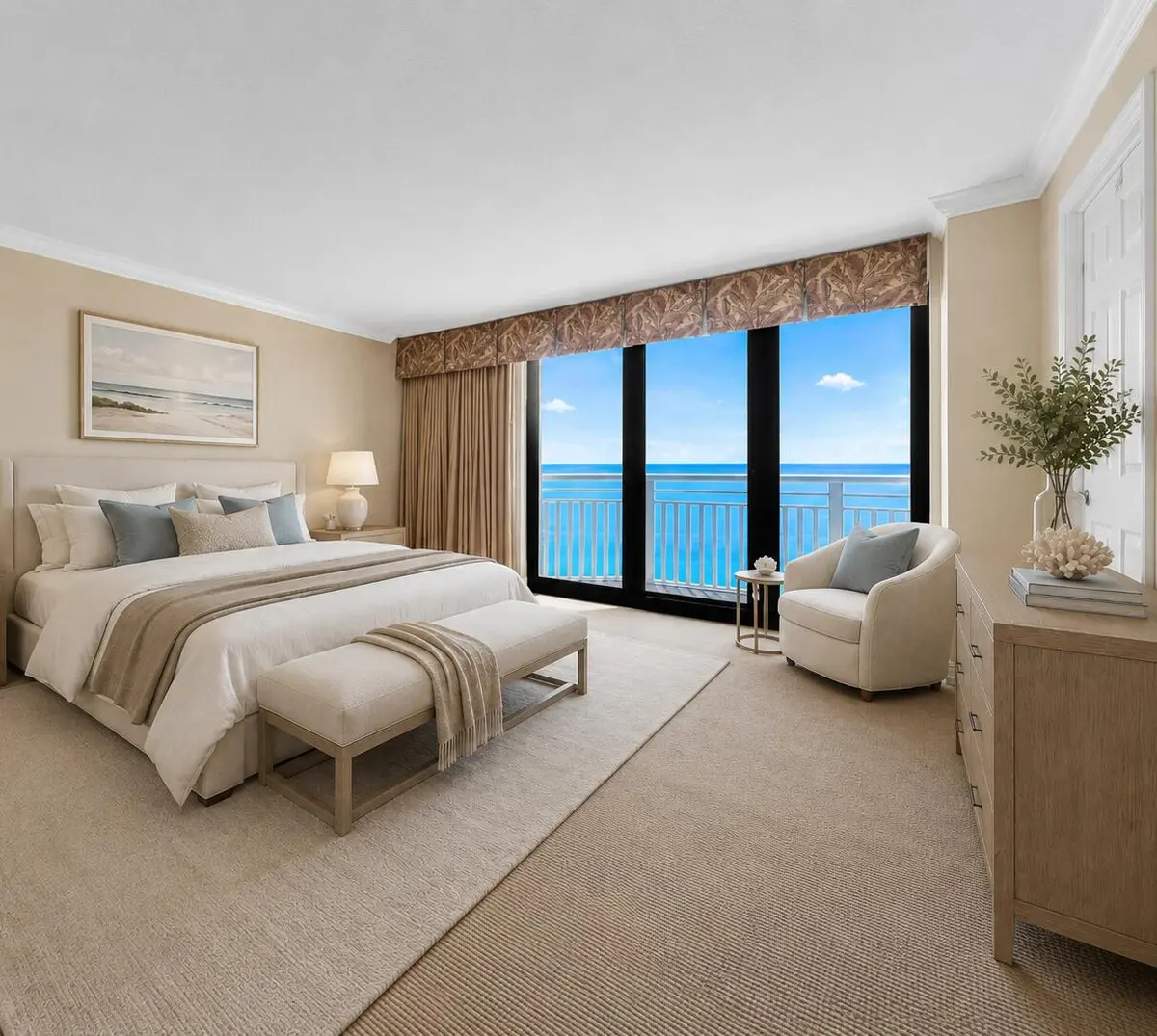 masterbedroom-tiara at 3000 N Ocean Drive 15C, Singer Island