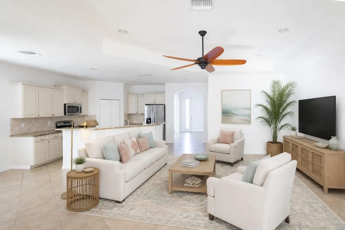 Living Room at 4376 NW Oakbrook Circle, Jensen Beach