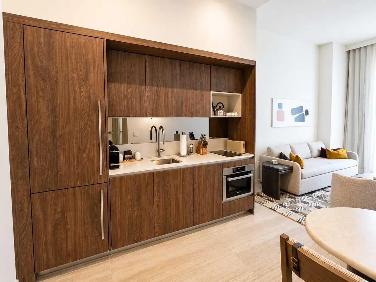 Kitchen at 1611 SW 2nd Avenue 808, Miami