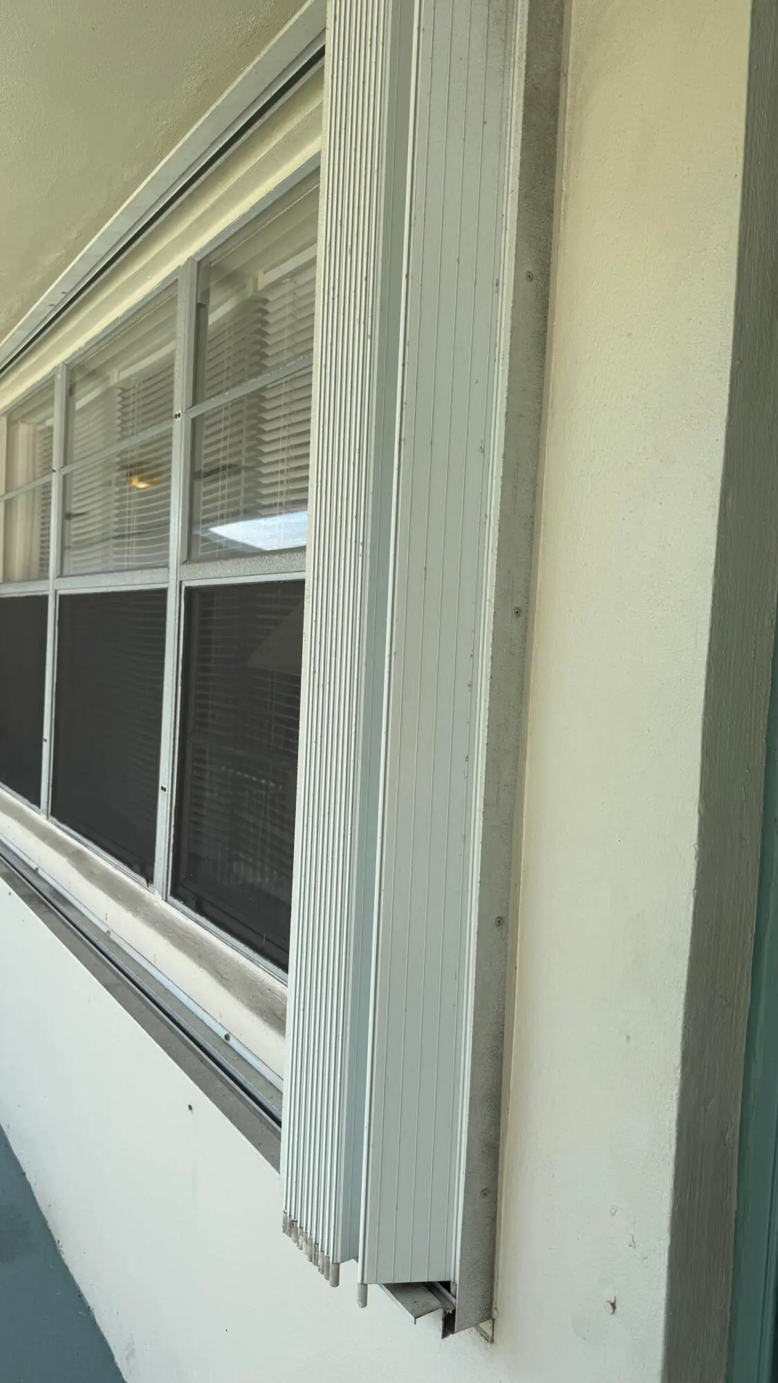 accordion shutters at 480  Horizon 205, Boynton Beach