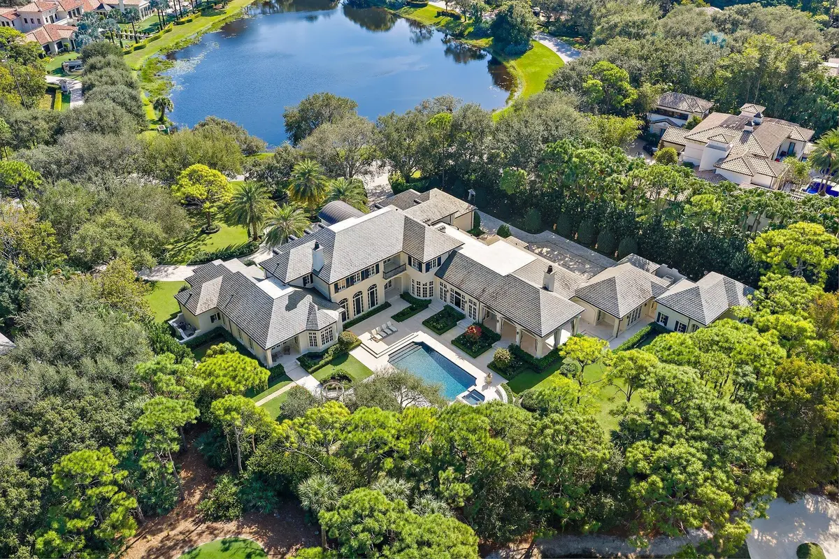 Aerial Facing East at 146 Bears Club Drive, Jupiter