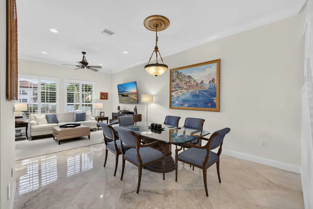 Dining Room Area at 40 Marina Gardens Drive, Palm Beach Gardens