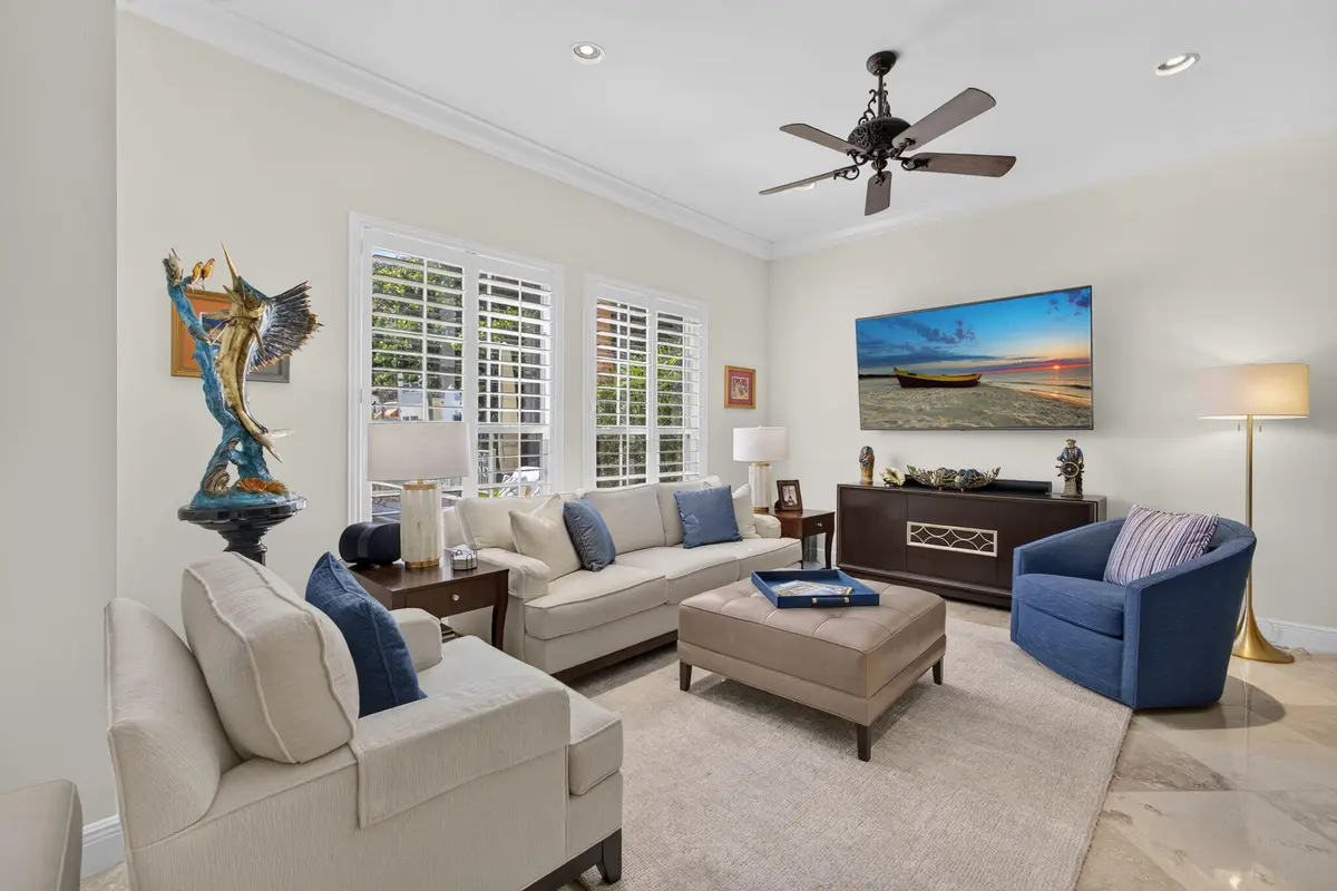 Living Room at 40 Marina Gardens Drive, Palm Beach Gardens