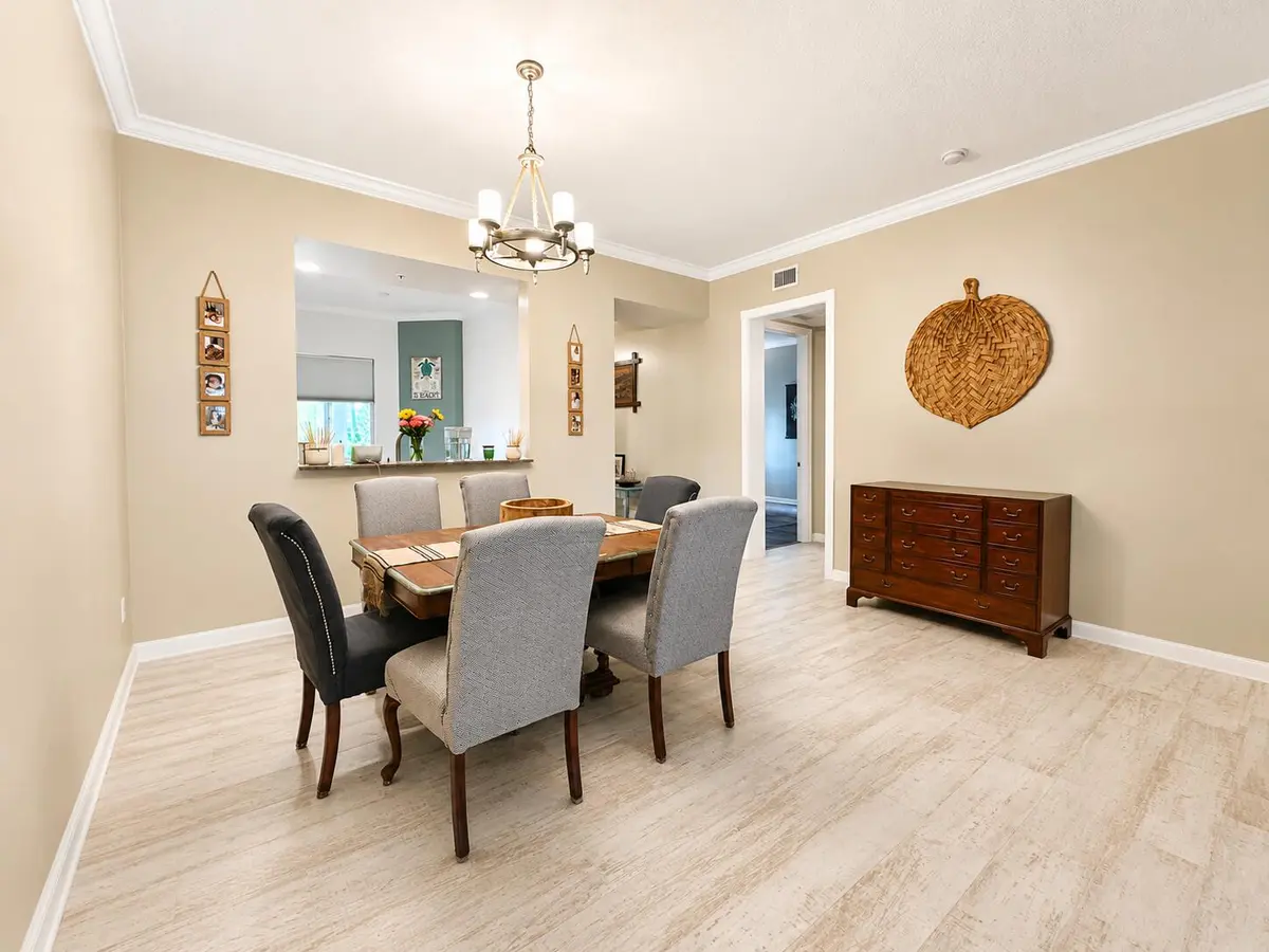 Dining Room at 37 HARBOUR ISLE Drive 101, Fort Pierce