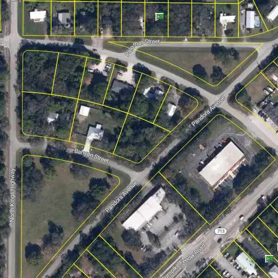 map at 7102 BANYAN Street, Fort Pierce