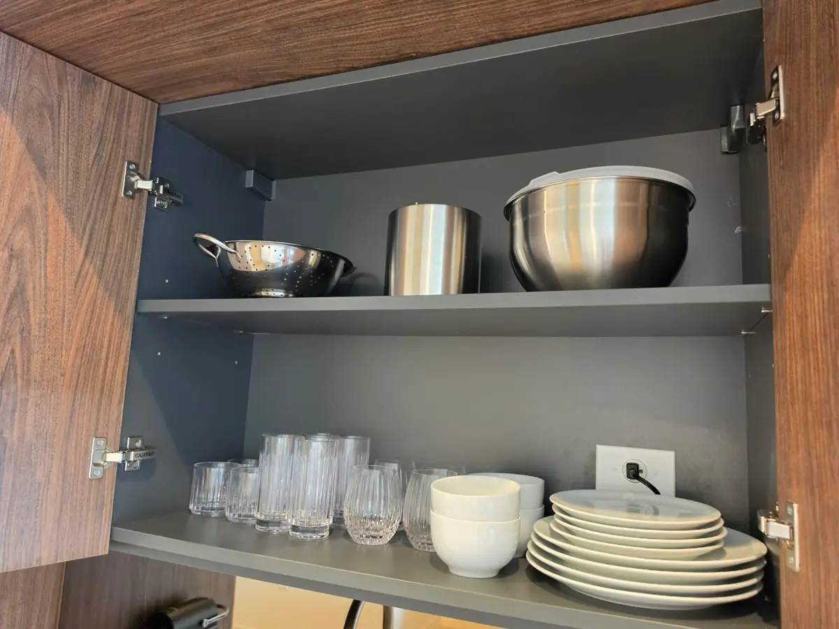 Fully equipped kitchen at 1611 SW 2nd Avenue 808, Miami