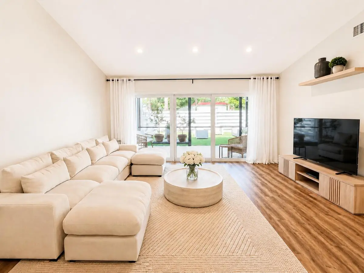 Bright Living Room at 21596 Coronado Avenue, Boca Raton