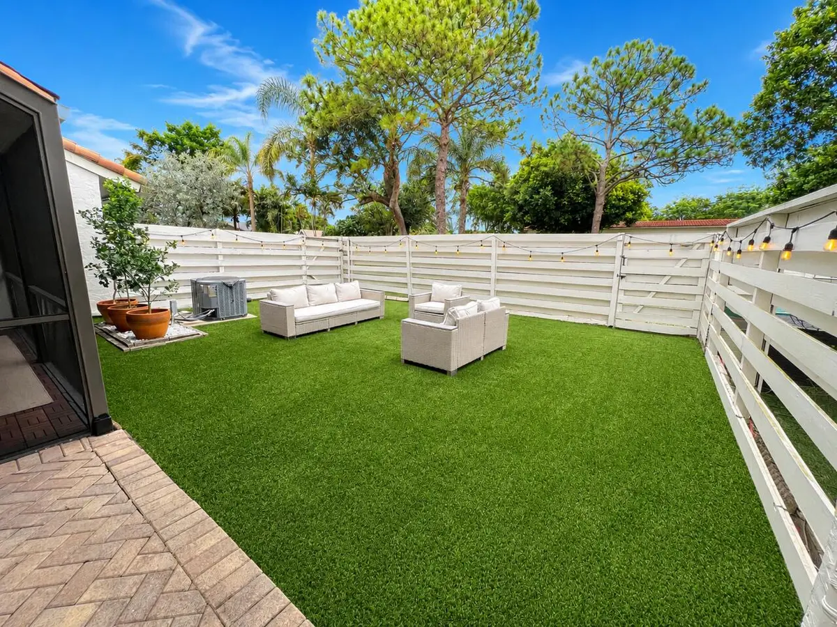 Large Private Backyard at 21596 Coronado Avenue, Boca Raton