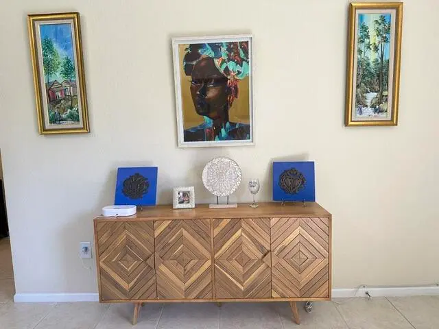 Living room console at 1828 NW 79TH Way, Pembroke Pines