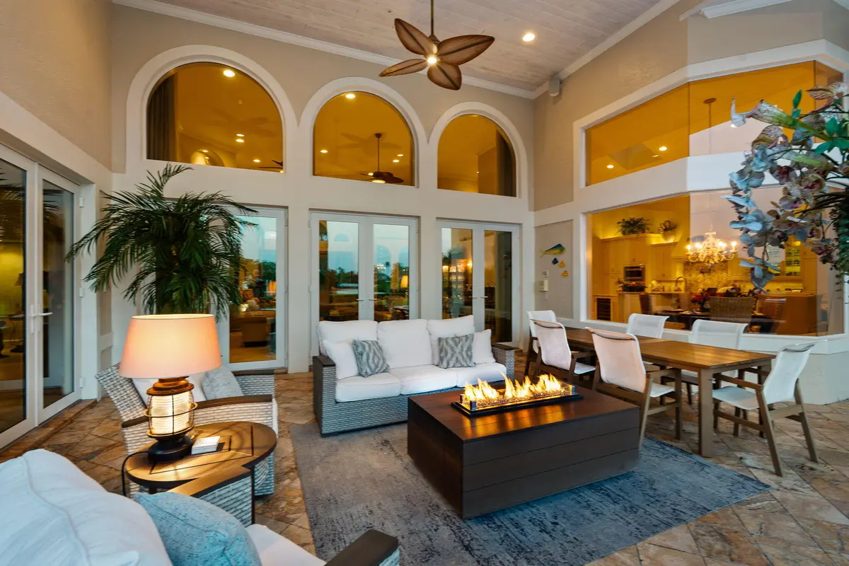 Back porch at 6854 SE Isle Way, Stuart