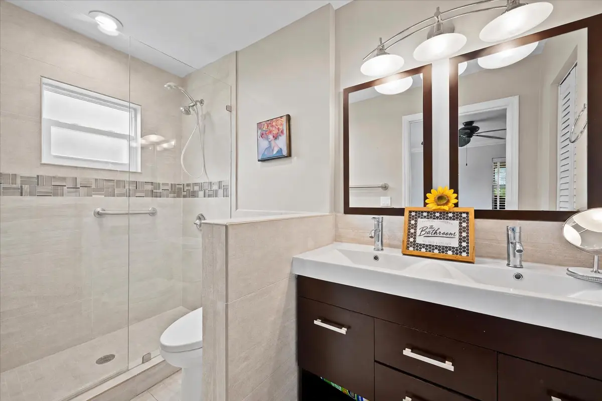 Primary Bath at 206 Lake Susan Lane, West Palm Beach