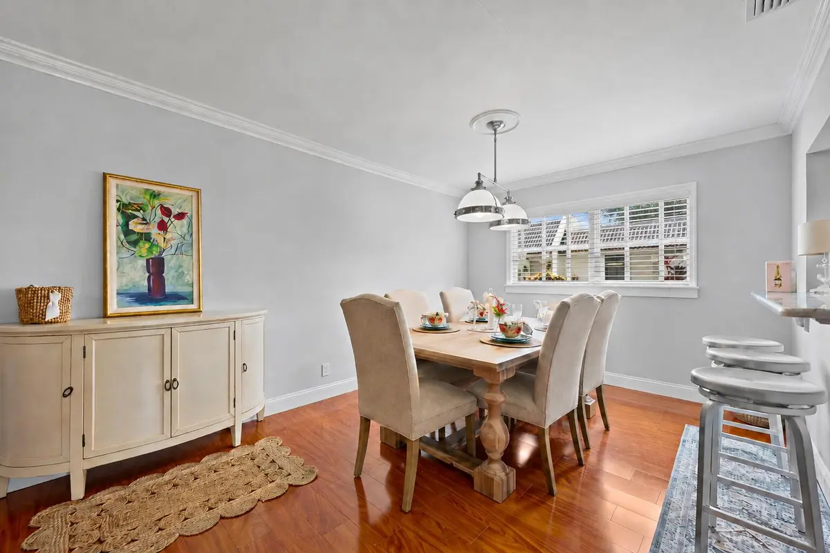 Dinning room at 206 Lake Susan Lane, West Palm Beach