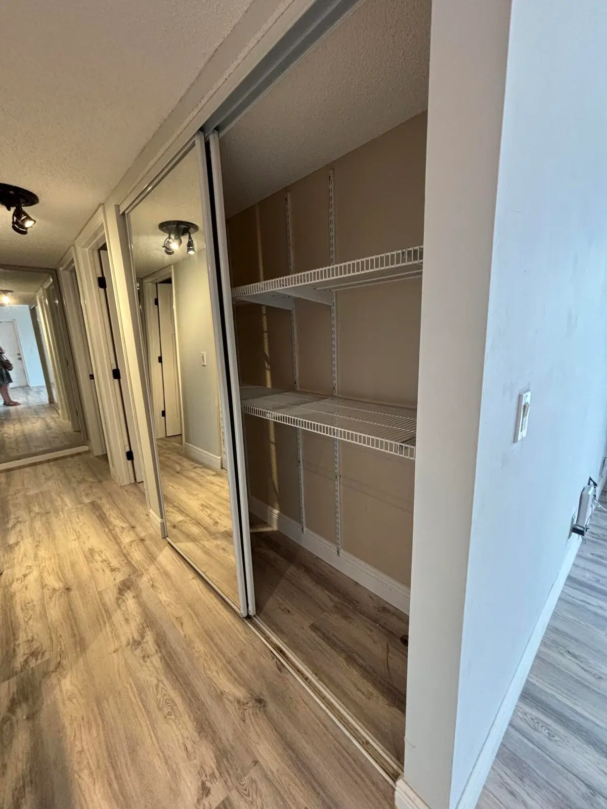Large hallway closet at 13771 ONEIDA Drive G2, Delray Beach