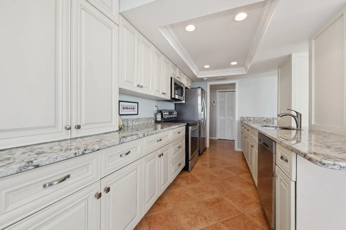 Kitchen at 5480 N Ocean Drive B7c, Singer Island