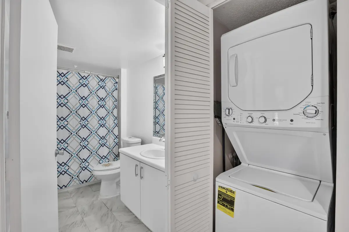 Guest Bathroom & In Home Washer & Dryer at 1500 SW 131st Avenue 410N, Pembroke Pines