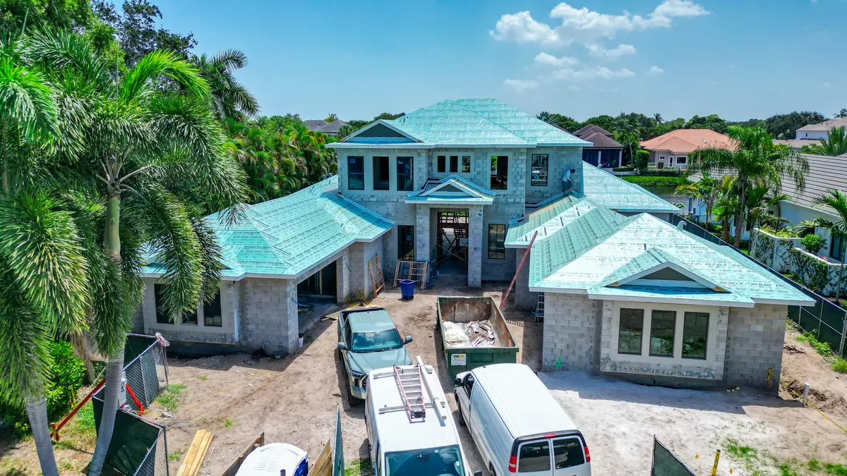 Front Aerial at 127 Quayside Drive, Jupiter