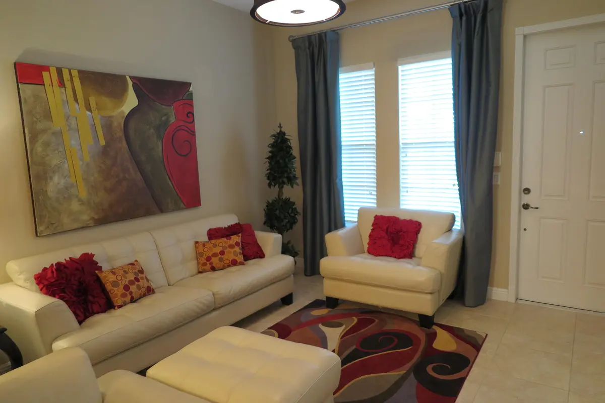 Entry and living room at 819 NW 82nd Place 819, Boca Raton