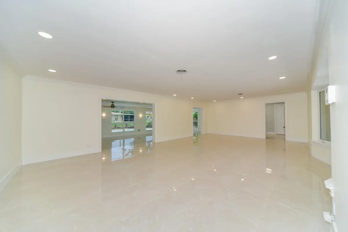 04 Living and Dining Room at 709 W Royal Palm Road, Boca Raton