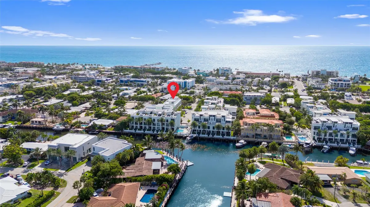 Aerial View at 221 Shore Court, Lauderdale-By-The-Sea