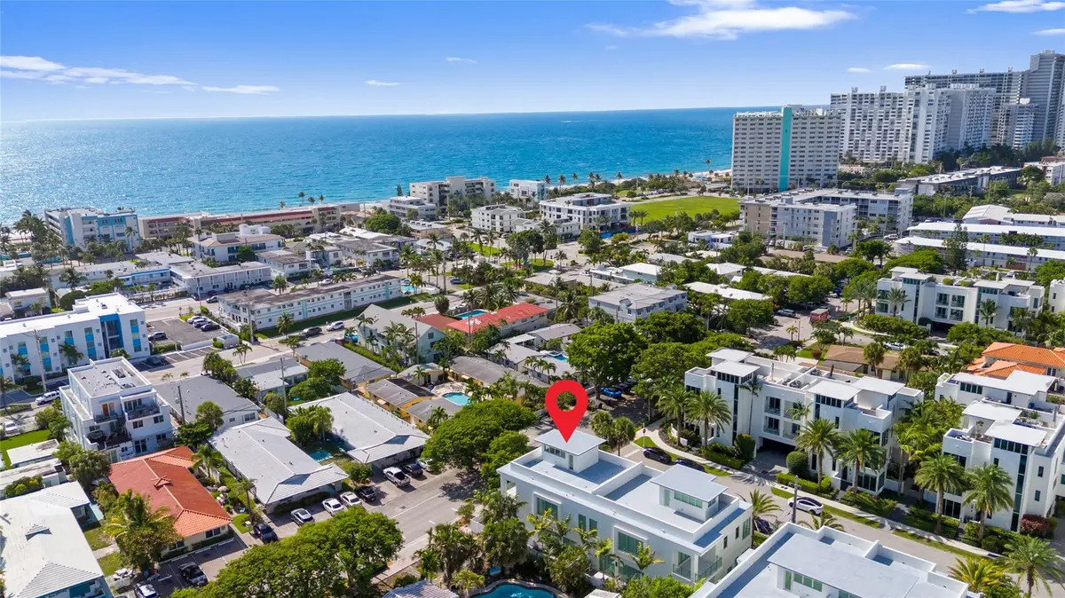 Aerial View at 221 Shore Court, Lauderdale-By-The-Sea