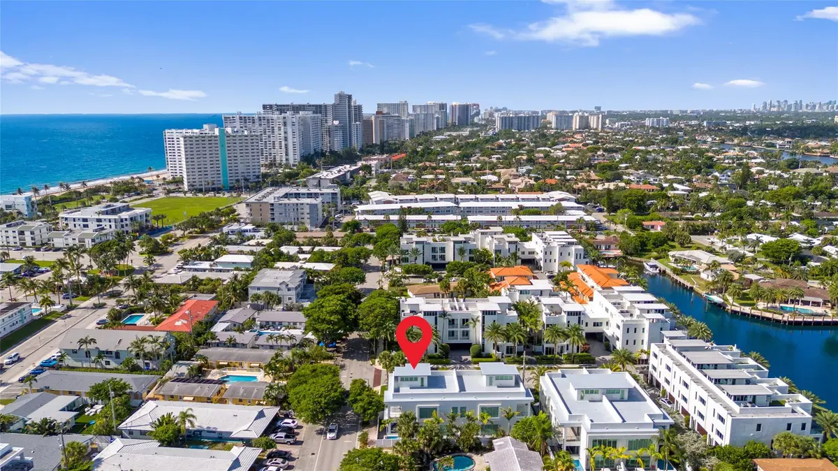 Aerial View at 221 Shore Court, Lauderdale-By-The-Sea