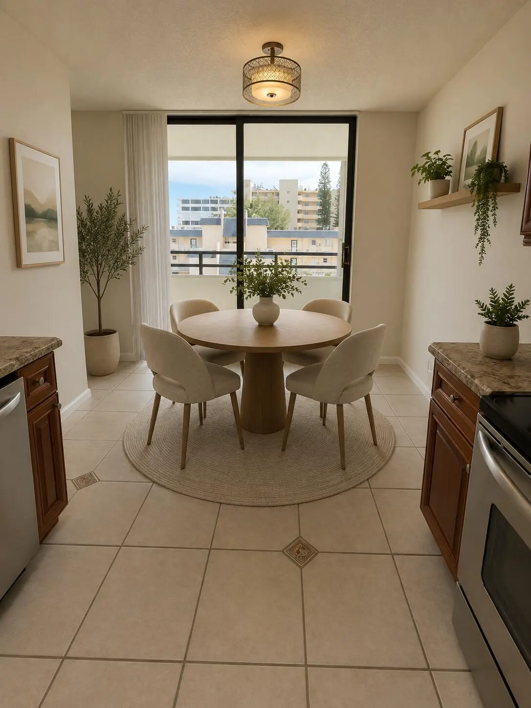 3555 S ocean breakfast area at 3555 S OCEAN Boulevard 411, South Palm Beach