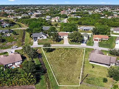 Aerial View at 544 SW COLUMBUS Drive, Port St. Lucie