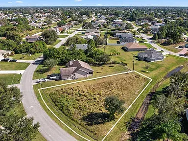 Aerial View at 544 SW COLUMBUS Drive, Port St. Lucie