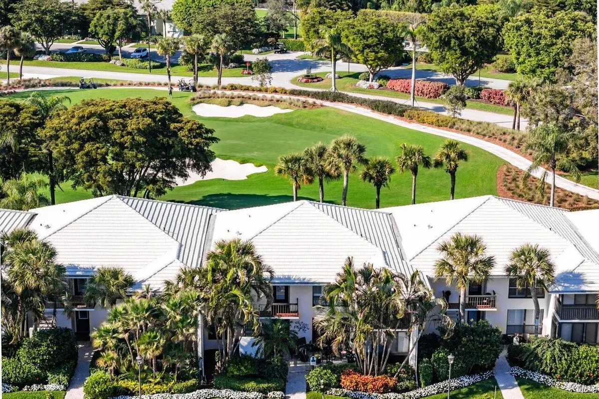 Aerial view at 3870 Quail Ridge Drive Blue Heron, Boynton Beach