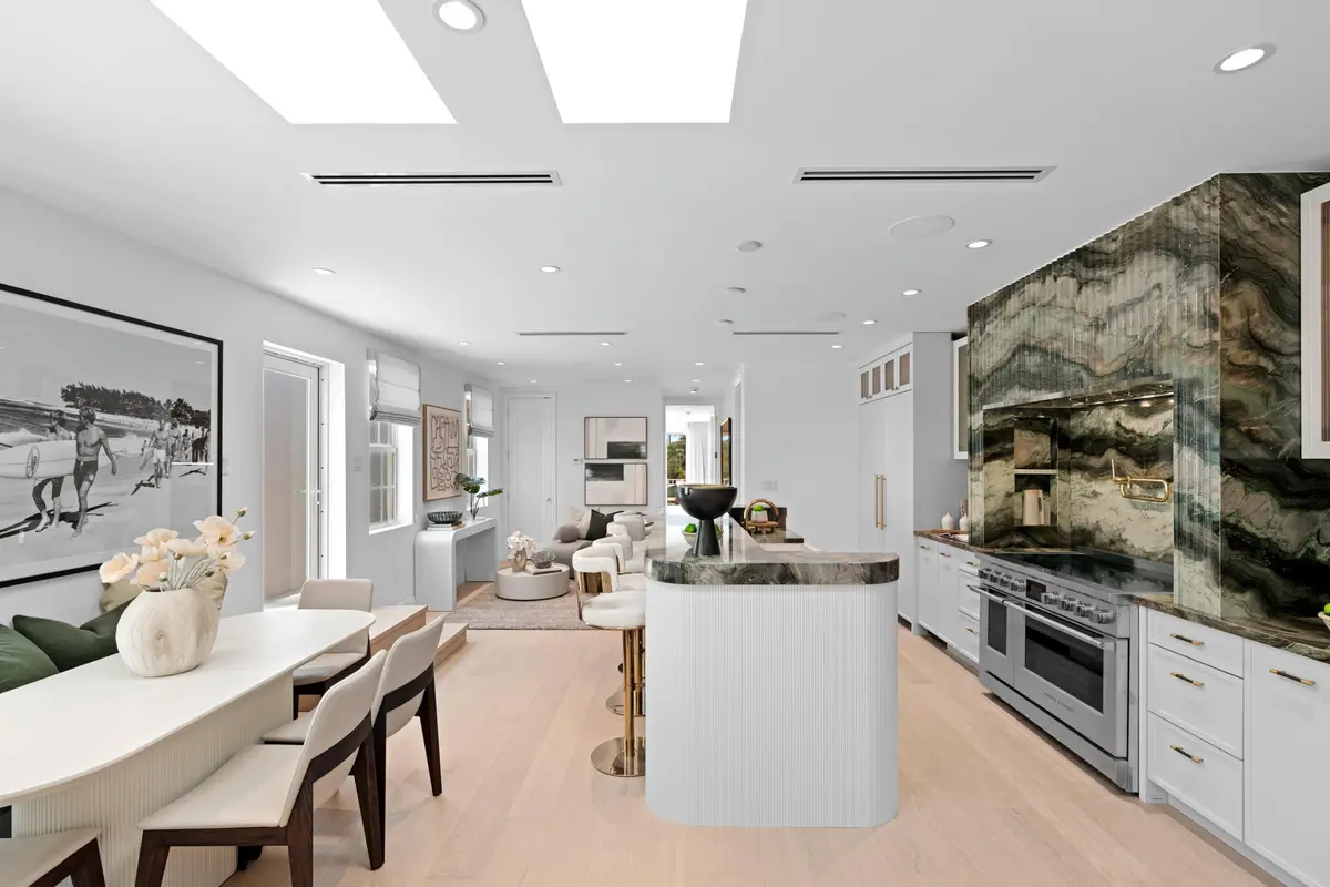 5 - Living Kitchen Dining at 255 ROYAL POINCIANA Way 2nd floor, Palm Beach