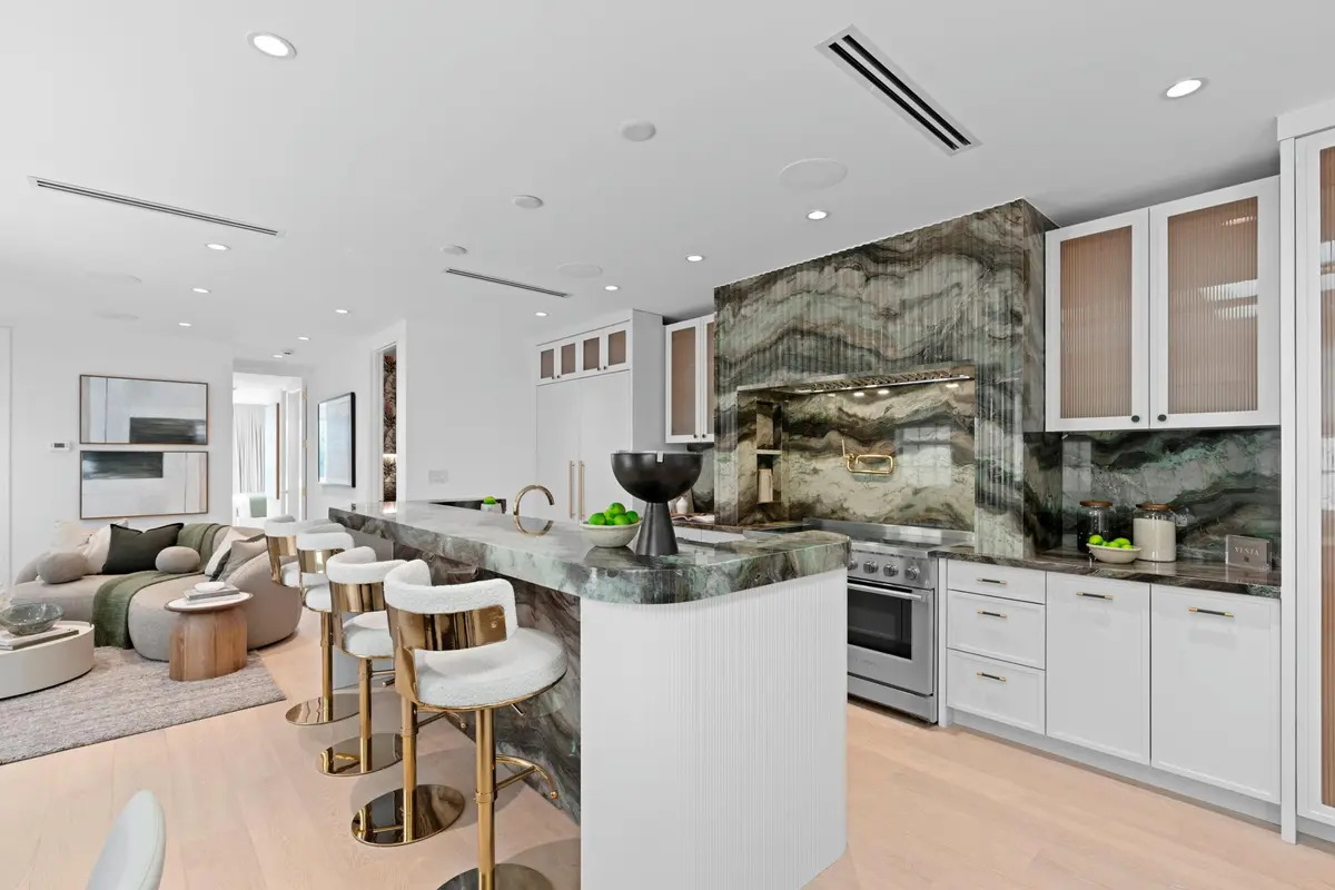 6 - Living Kitchen at 255 ROYAL POINCIANA Way 2nd floor, Palm Beach