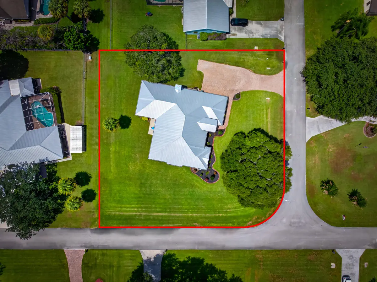 Aerial View at 3601 Cottonwood Drive, Fort Pierce