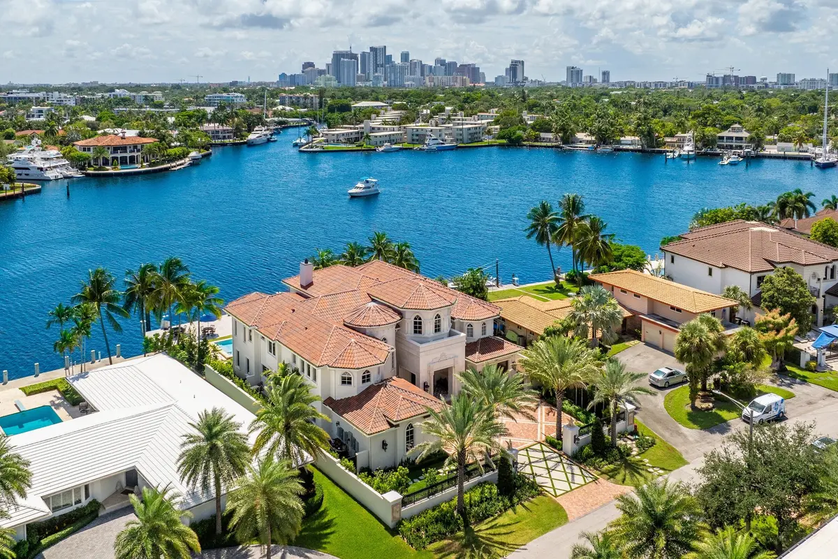 Aerial at 745 Middle River Drive, Fort Lauderdale
