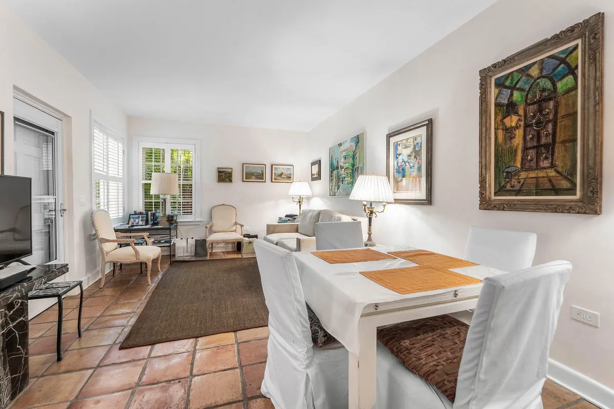 014 Living room and dining space at 215 PHIPPS Plaza 2, Palm Beach