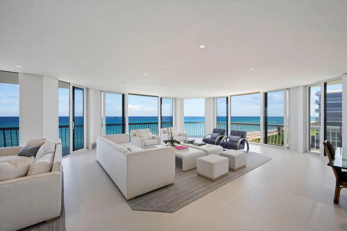 Living Area at 2100 S Ocean Boulevard 408N, Palm Beach
