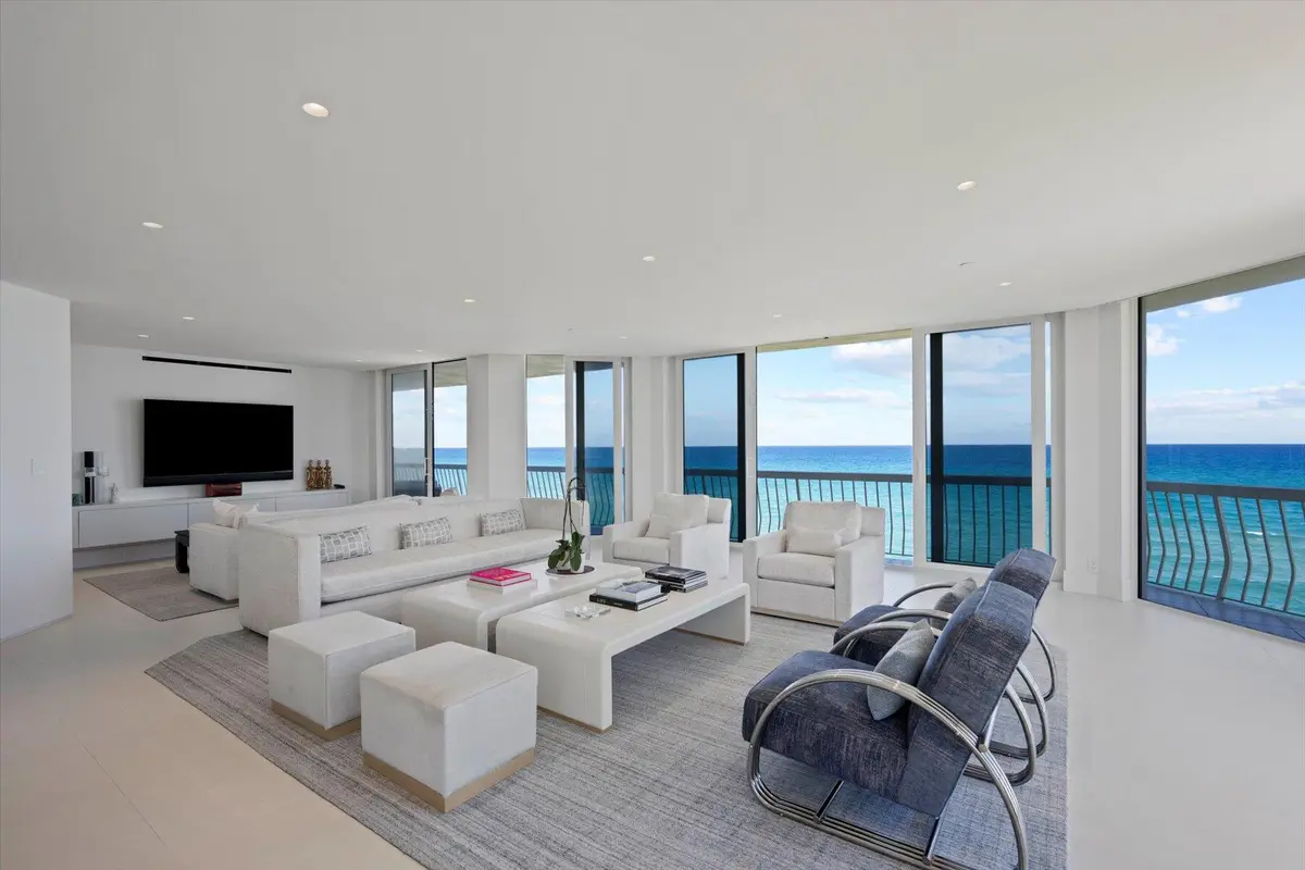 Living Area at 2100 S Ocean Boulevard 408N, Palm Beach